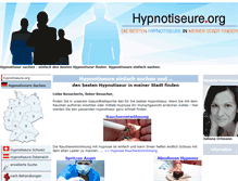 Tablet Screenshot of hypnotiseure.org